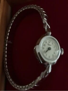 Timex Silver-Tone Women’s Bracelet Watch with White Dial
